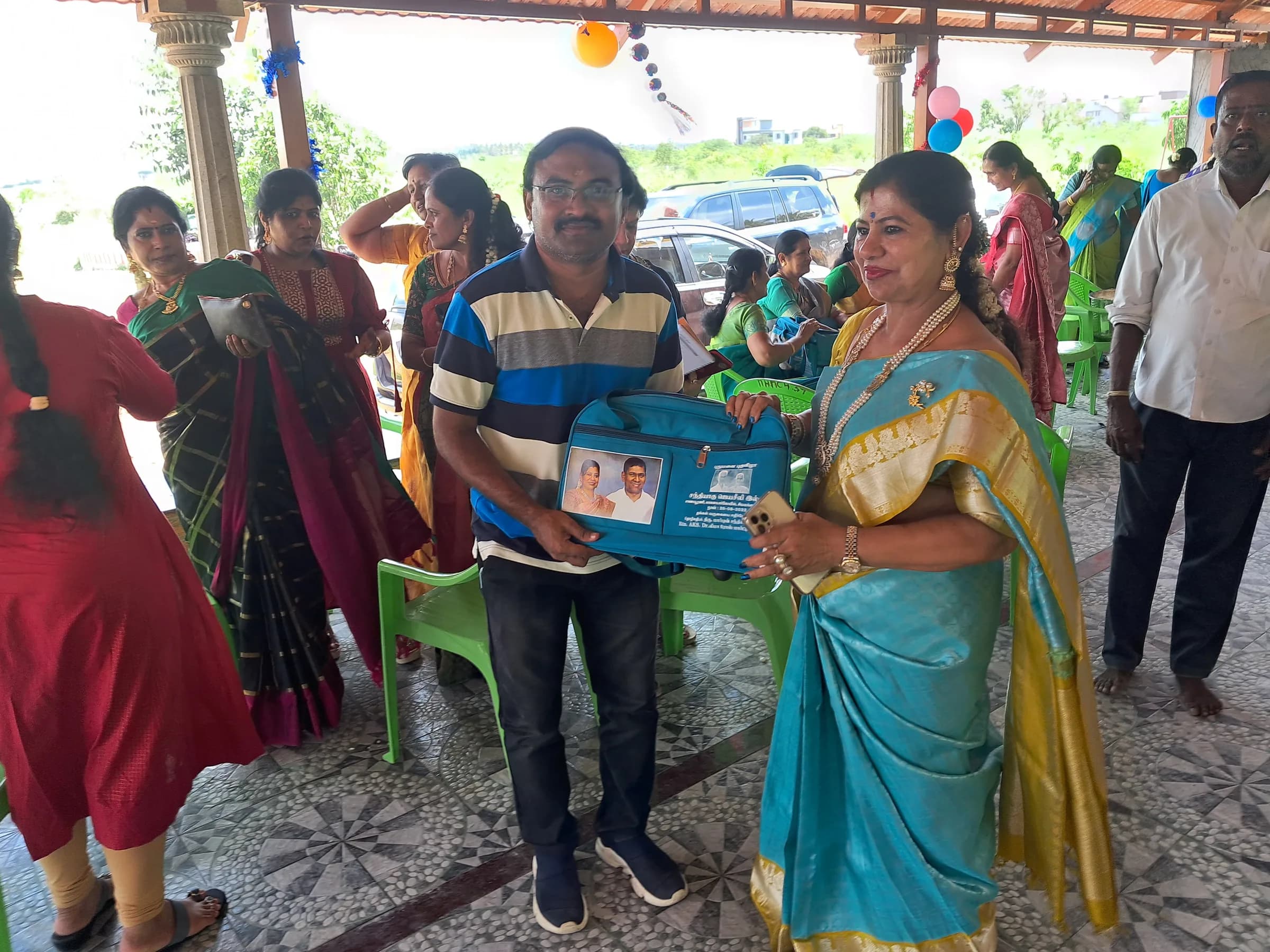 MLA Leema Rose Martin Madam with FM.P.Vijayakumar AirMedia Broadcast