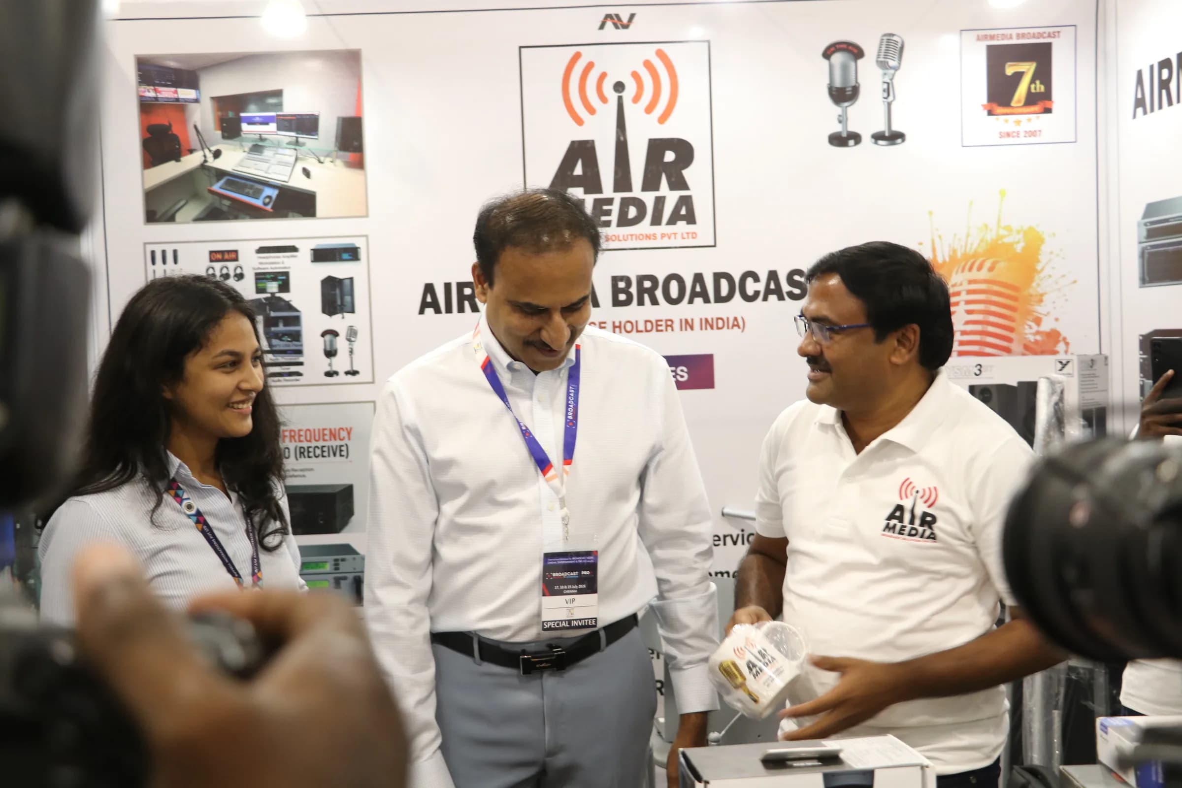 AirMedia Broadcast Stall-Sun Tv Tech Head Mr.kannan 