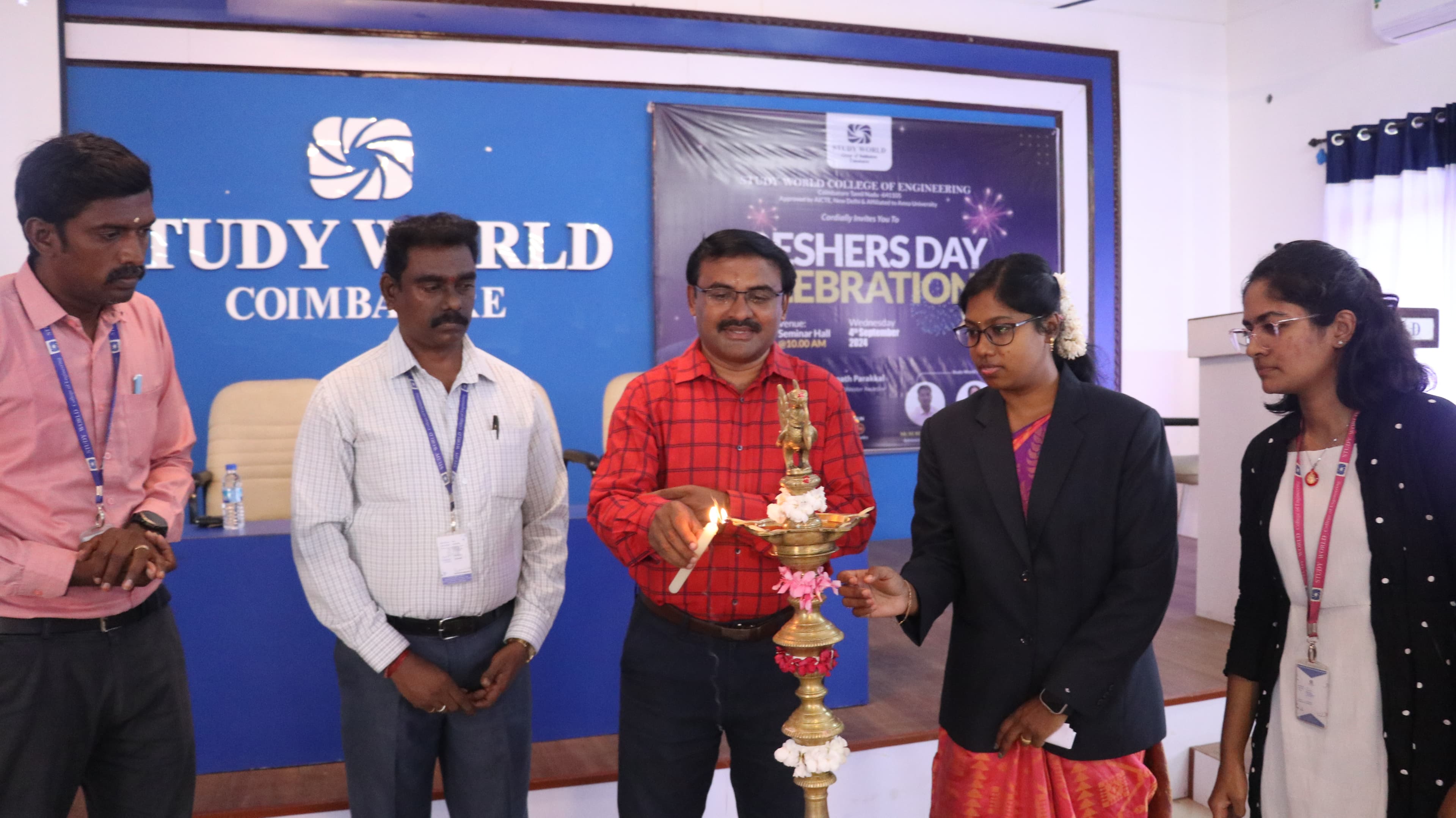 Study World college freshers day
