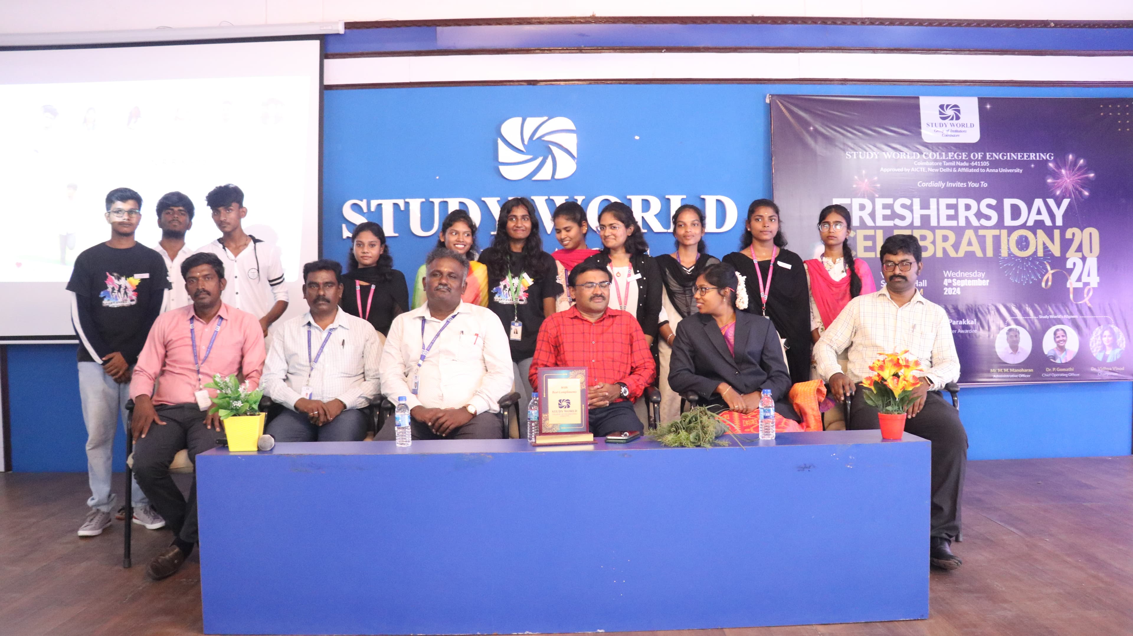 Study World college freshers day