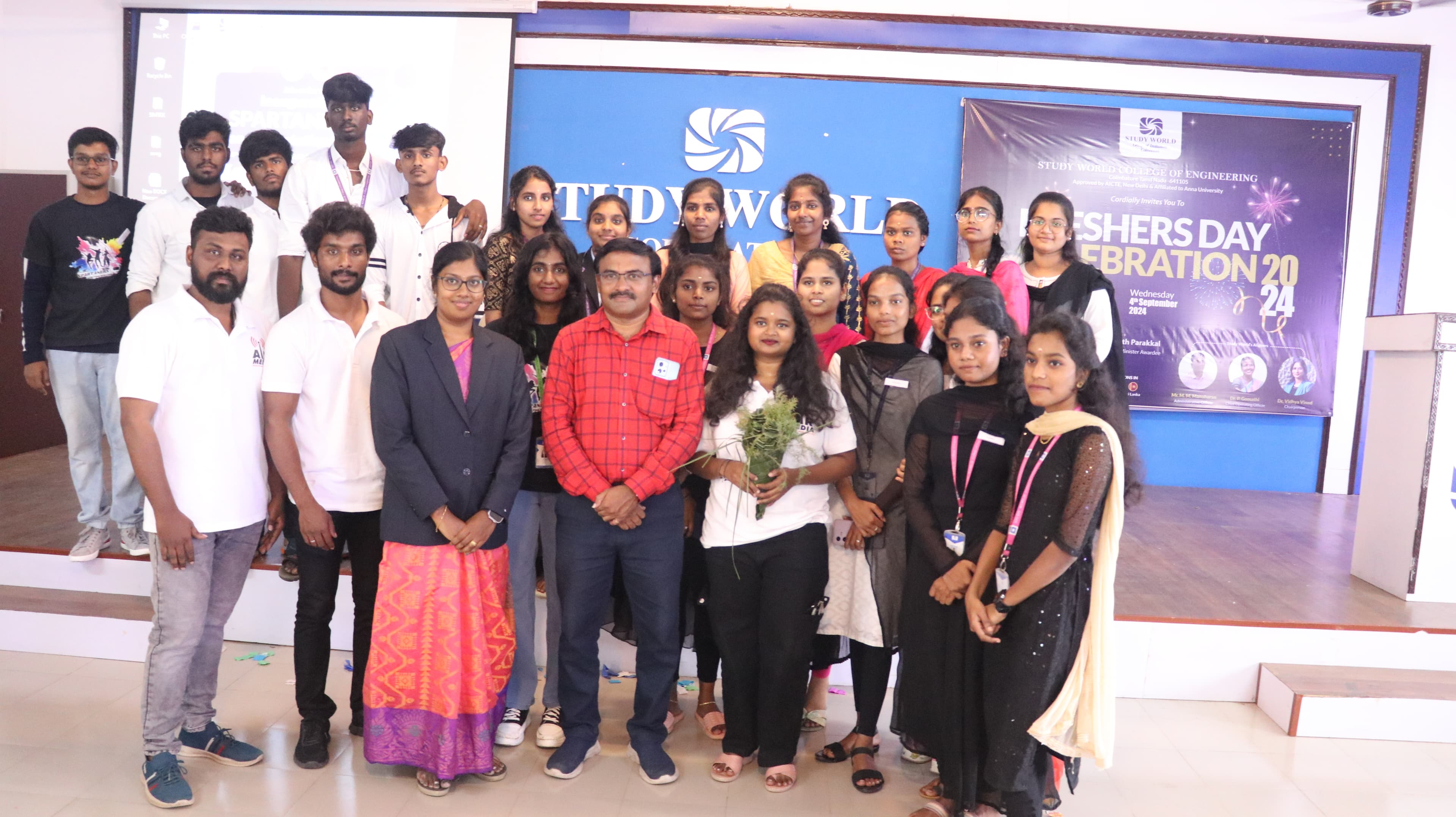 Study World college freshers day