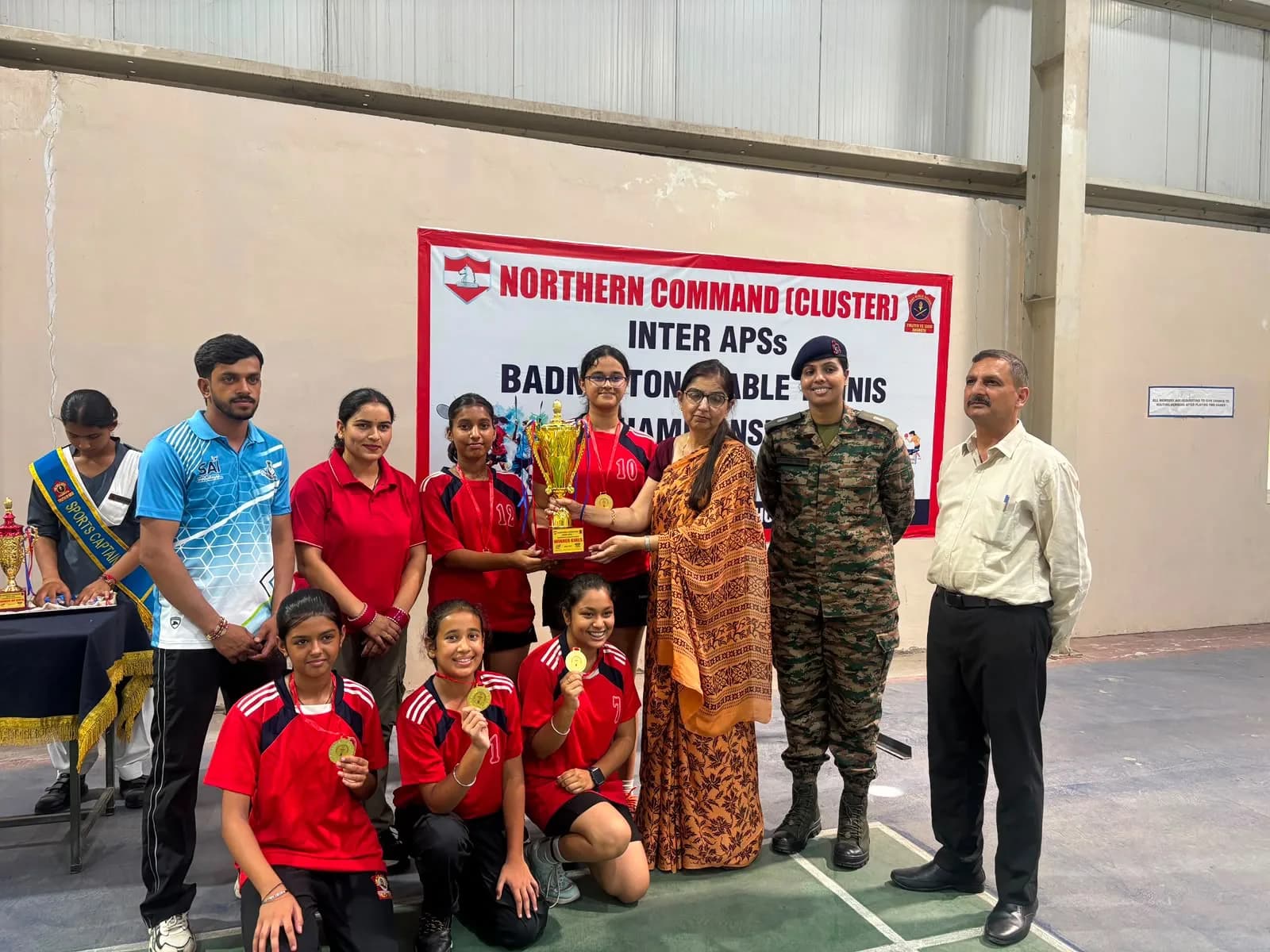 Every point mattered, every rally counted, and every effort culminated in glory-APS Udhampur Bags Double Victory at Inter APS Badminton Championship
