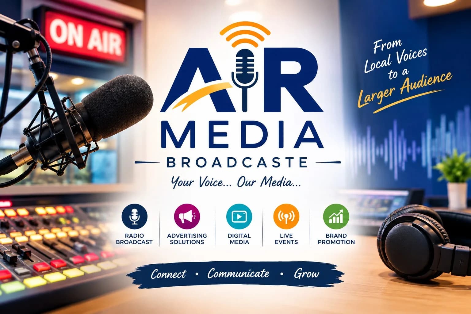 AirMedia Broadcast Solutions – FM Radio Services Across India,DPL License holde in india, Approved by Ministry of Information and Broadcasting and Ministry of Telecommunications