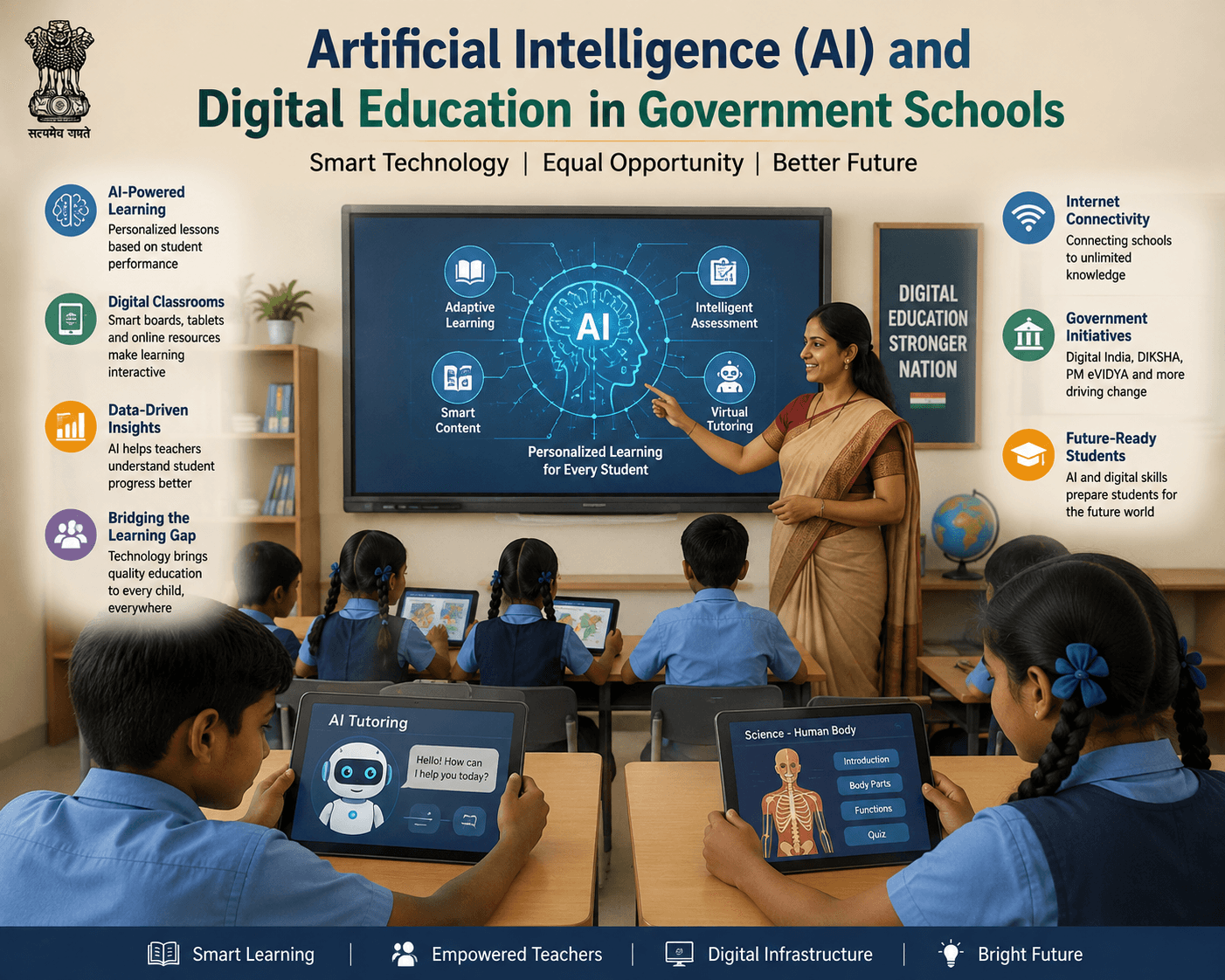 Artificial Intelligence (AI) and Digital Education in Government Schools