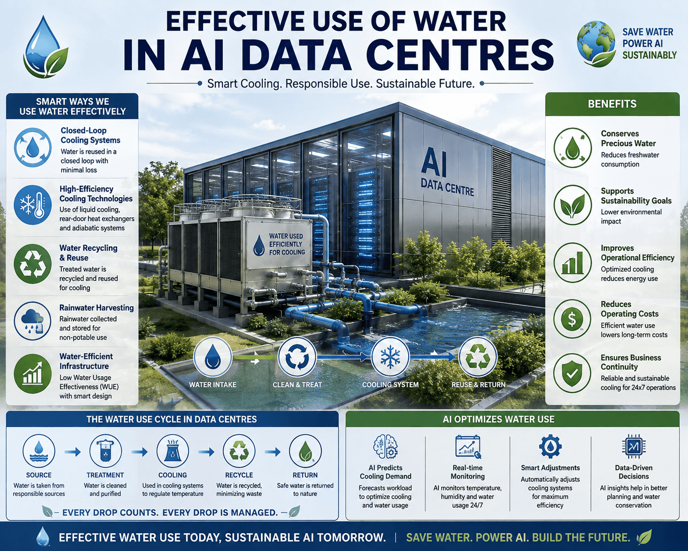 PARLIAMENT QUESTION: Effective use of water in AI Data centres